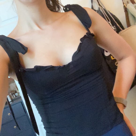 Reformation Tops - Reformation bustier top black